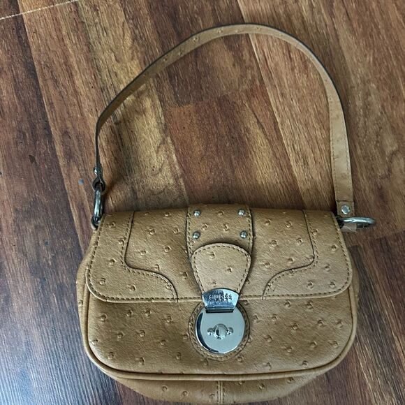 Guess Tan Leather Women's Bag - Picture 1 of 6